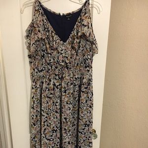 Cut out shoulder dress